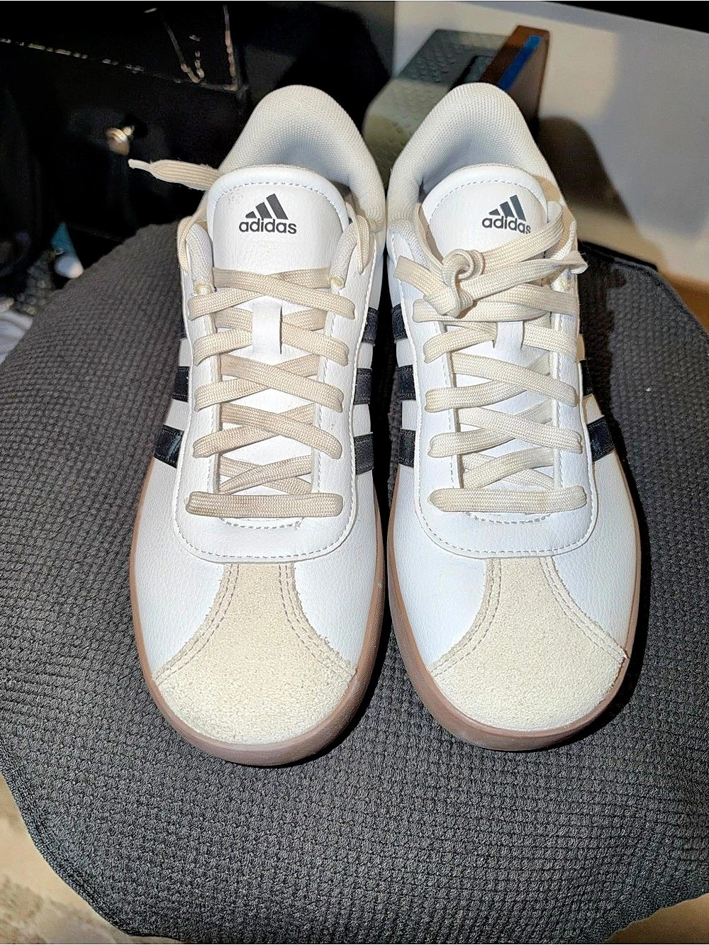 adidas VL Court 3.0 Sneakers White Black US 7.5